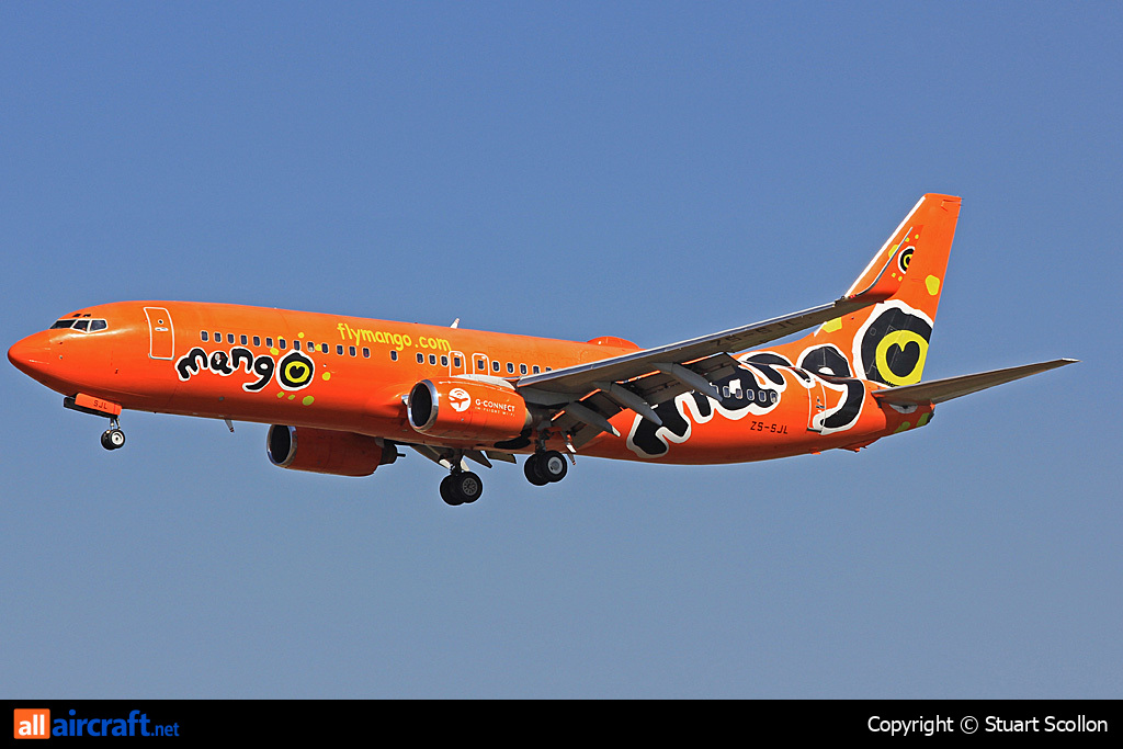 ZS-SJL · Boeing 737-8BG(WL) · (JNB / FAJS)