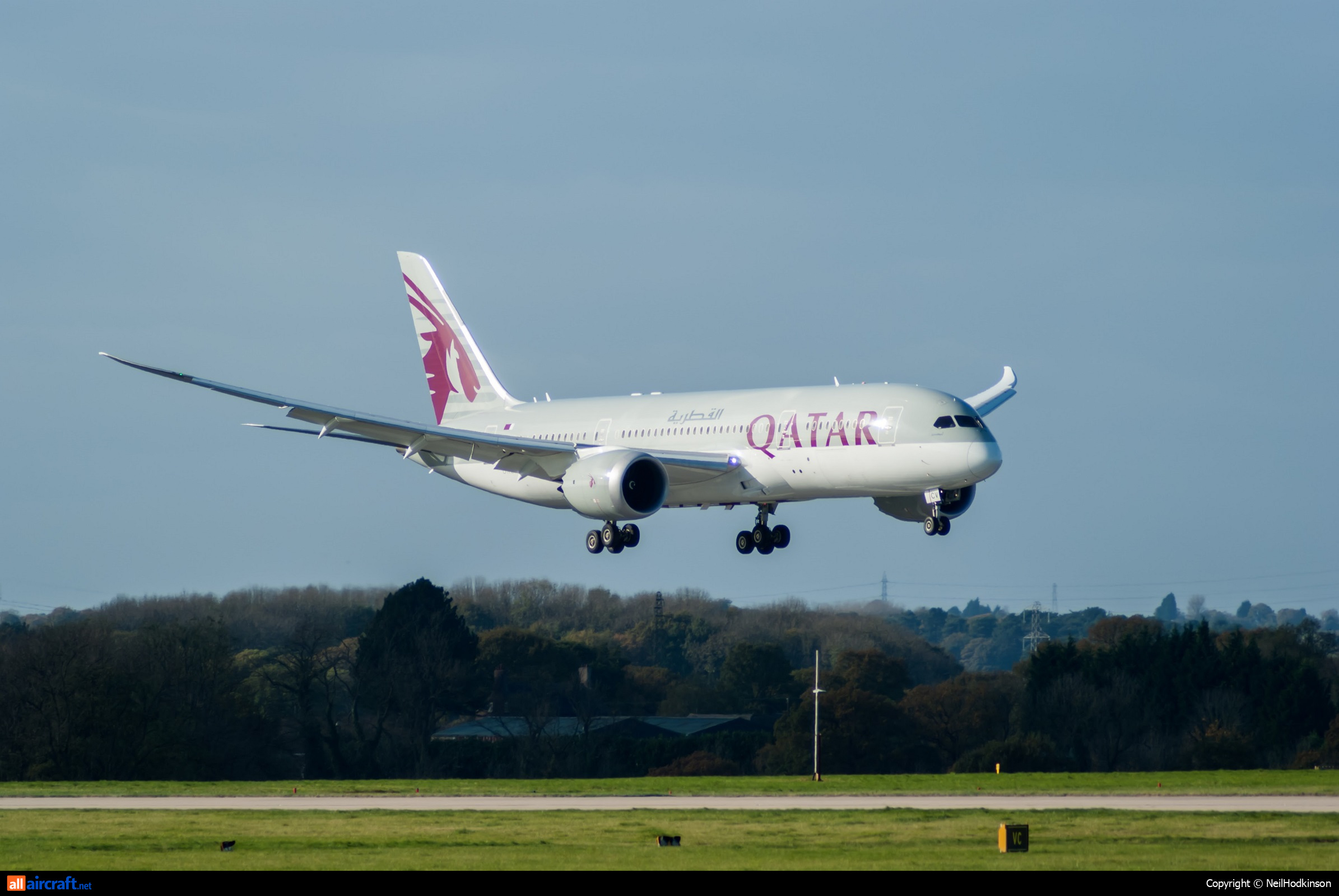 A7-BCV · Boeing 787-8 Dreamliner · (MAN / EGCC)