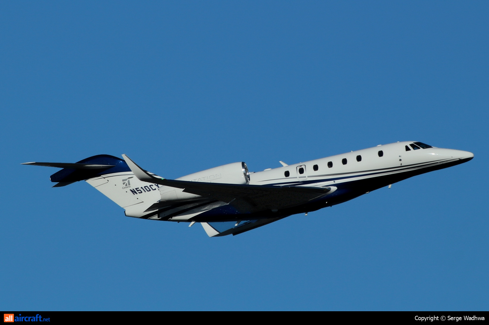 N510CX · Cessna 750X Plus · (SYD / YSSY)