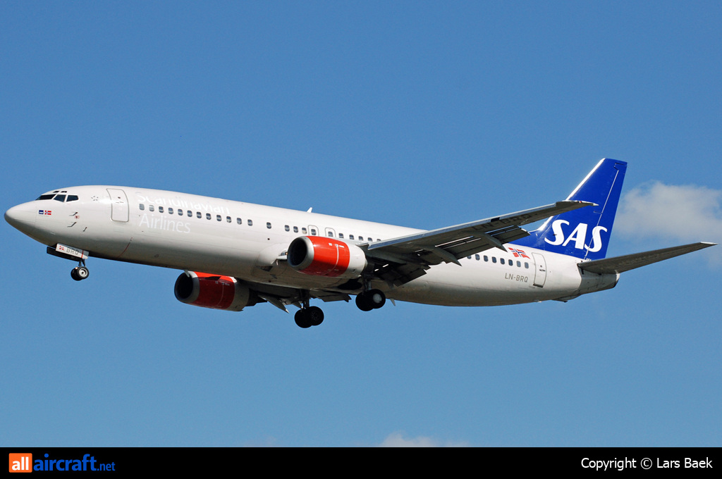 LN-BRQ · Boeing 737-405 · (LHR / EGLL)