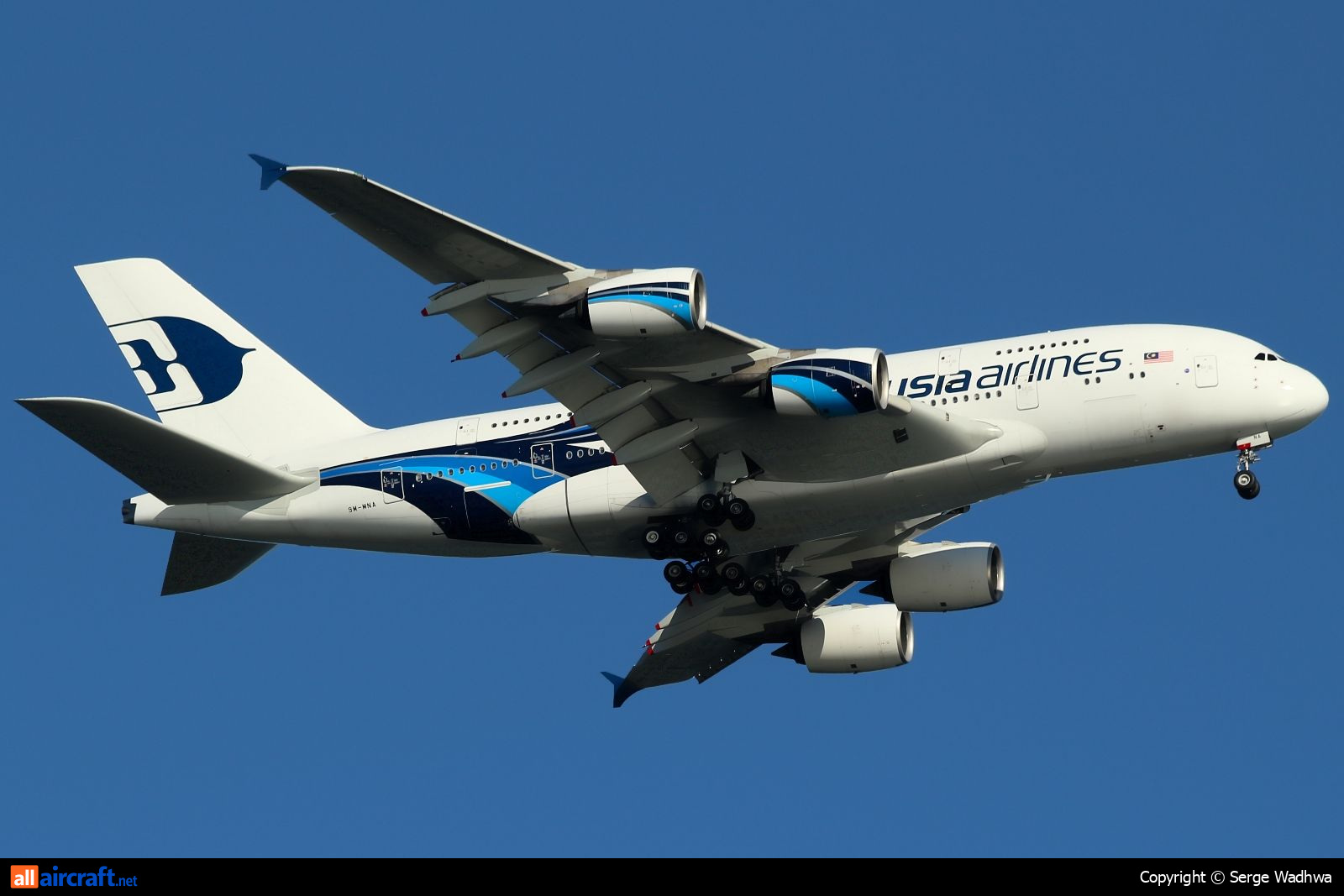 9M-MNA · Airbus A380-841 · (SYD / YSSY)