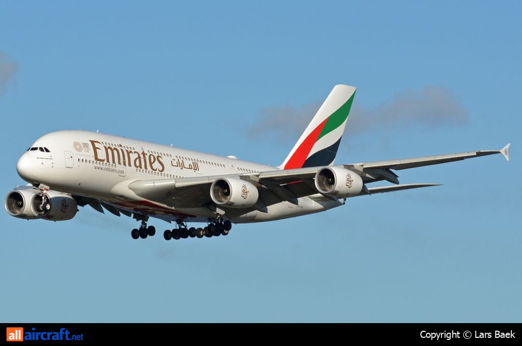 A6-EUQ · Airbus A380-842 · (CPH / EKCH)