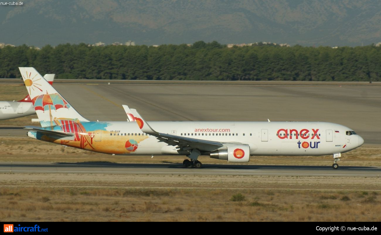 VP-BXW · Boeing 767-3Q8/ER(WL) · (AYT / LTAI)