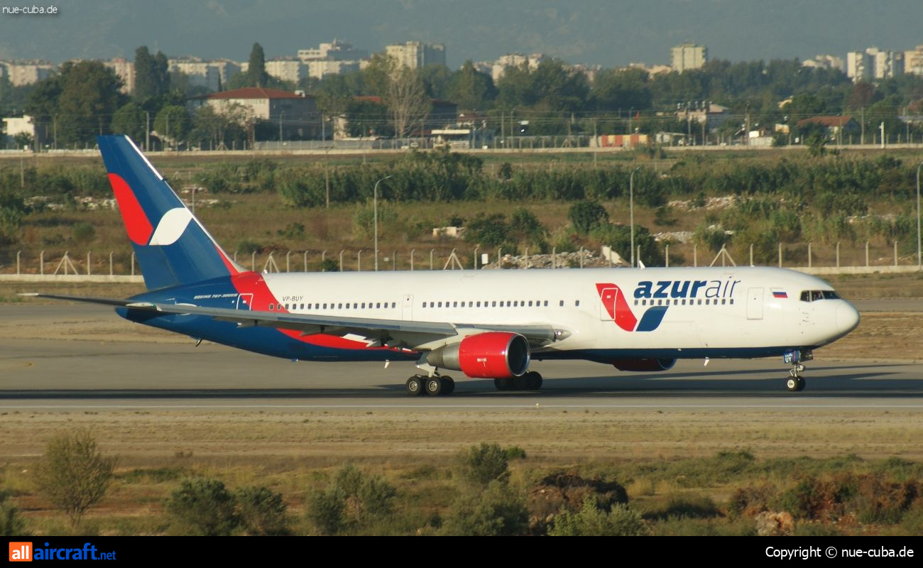 VP-BUY · Boeing 767-3Y0/ER · (AYT / LTAI)