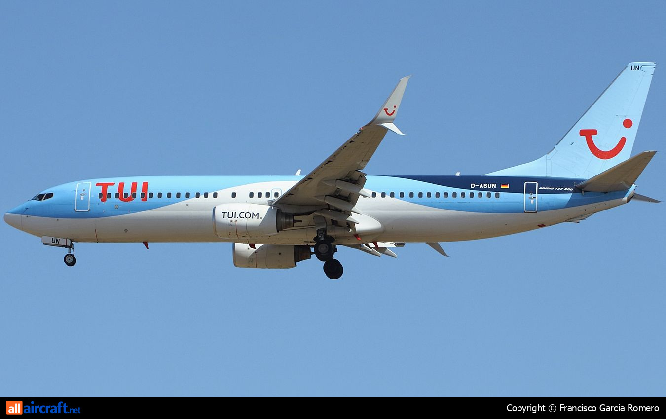 D-ASUN · Boeing 737-8BK(WL) · (LPA / GCLP)