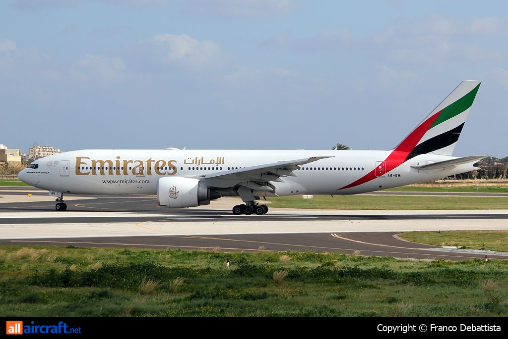 A6-EMI · Boeing 777-21H/ER · (MLA / LMML)