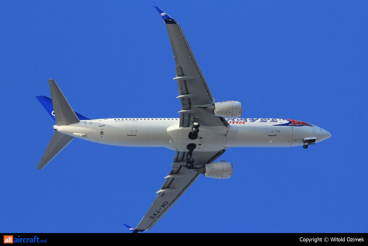 OK-TVS · Boeing 737-86N(WL) · (HER / LGIR)