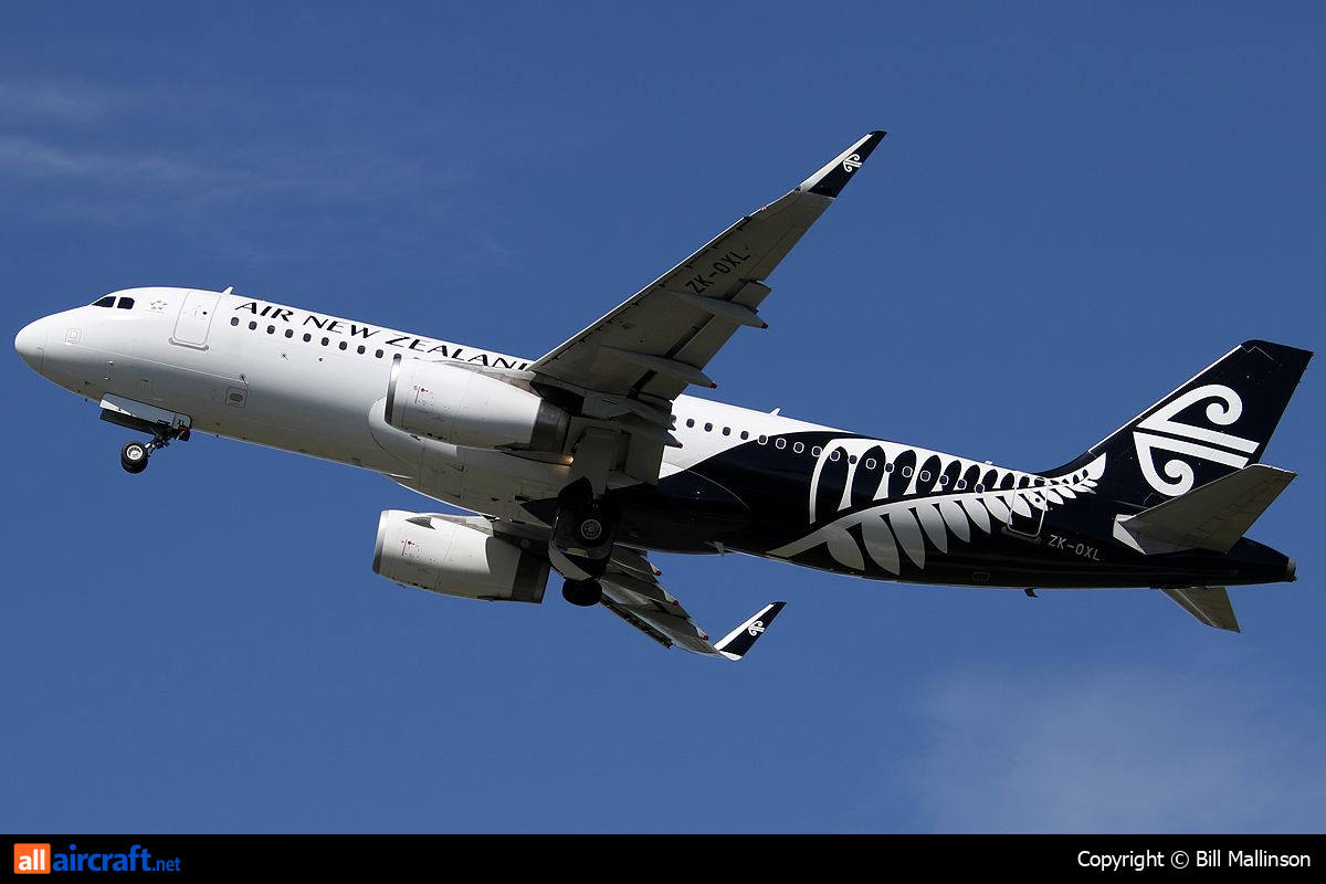ZK-OXL · Airbus A320-232(WL) · (CHC / NZCH)