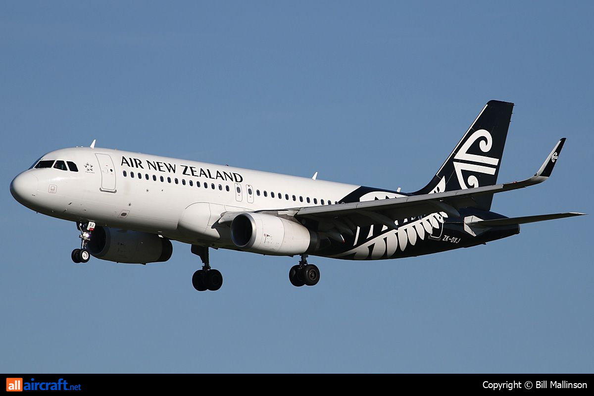 ZK-OXJ · Airbus A320-232 · (CHC / NZCH)
