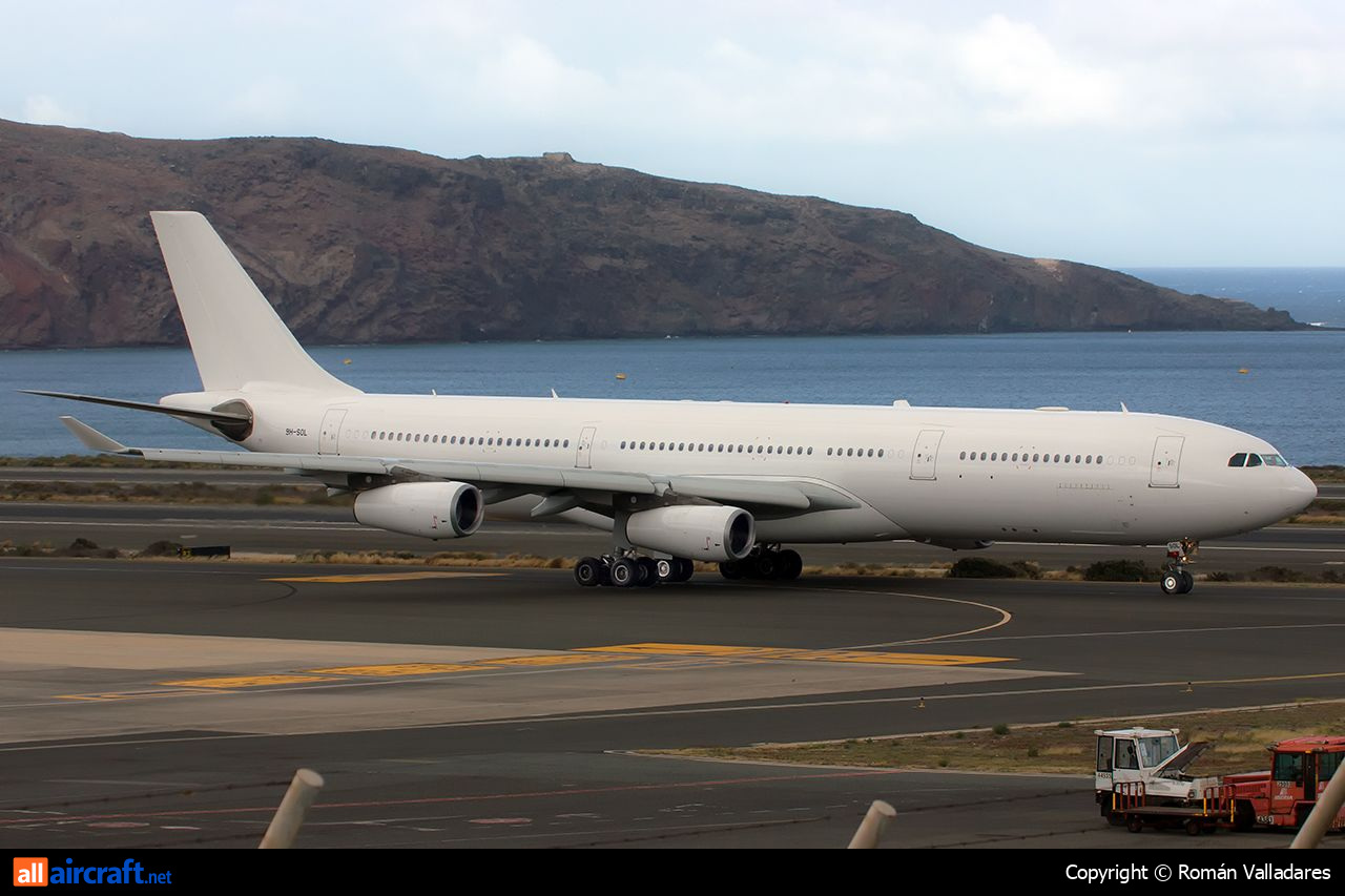 9H-SOL · Airbus A340-313X · (LPA / GCLP)