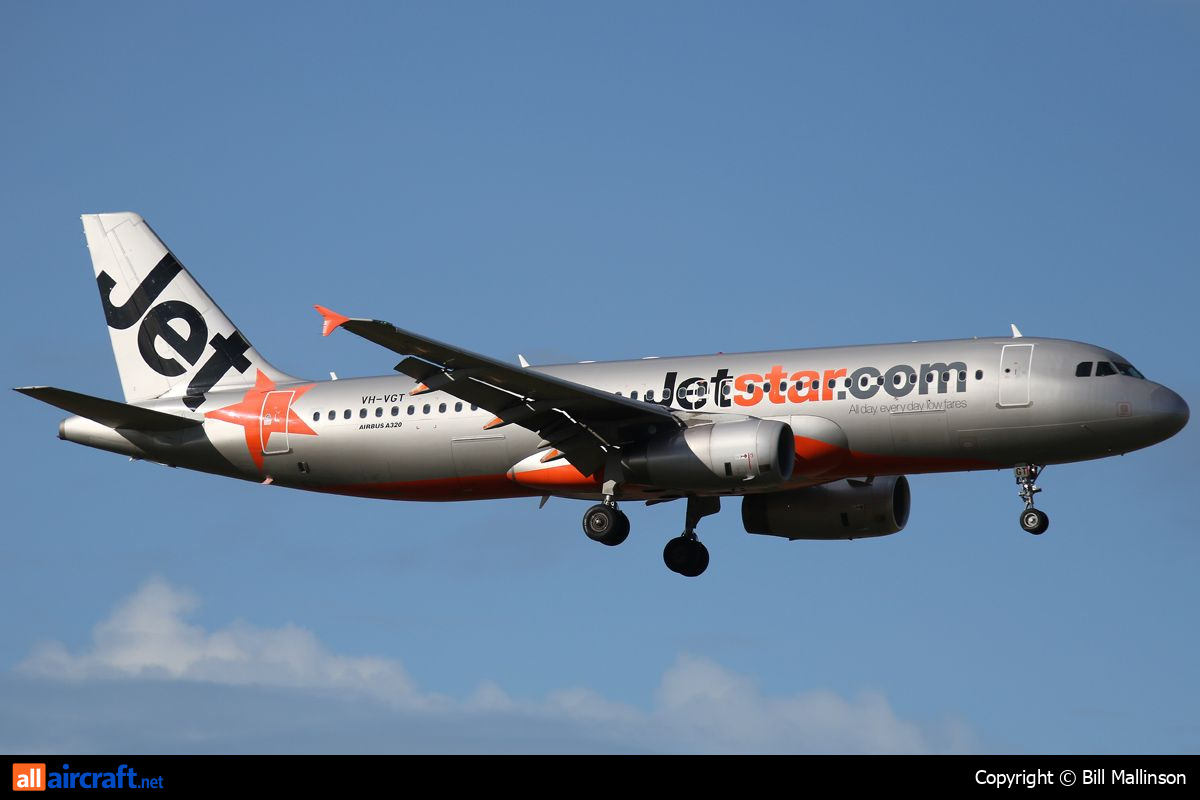 VH-VGT · Airbus A320-232 · (CHC / NZCH)