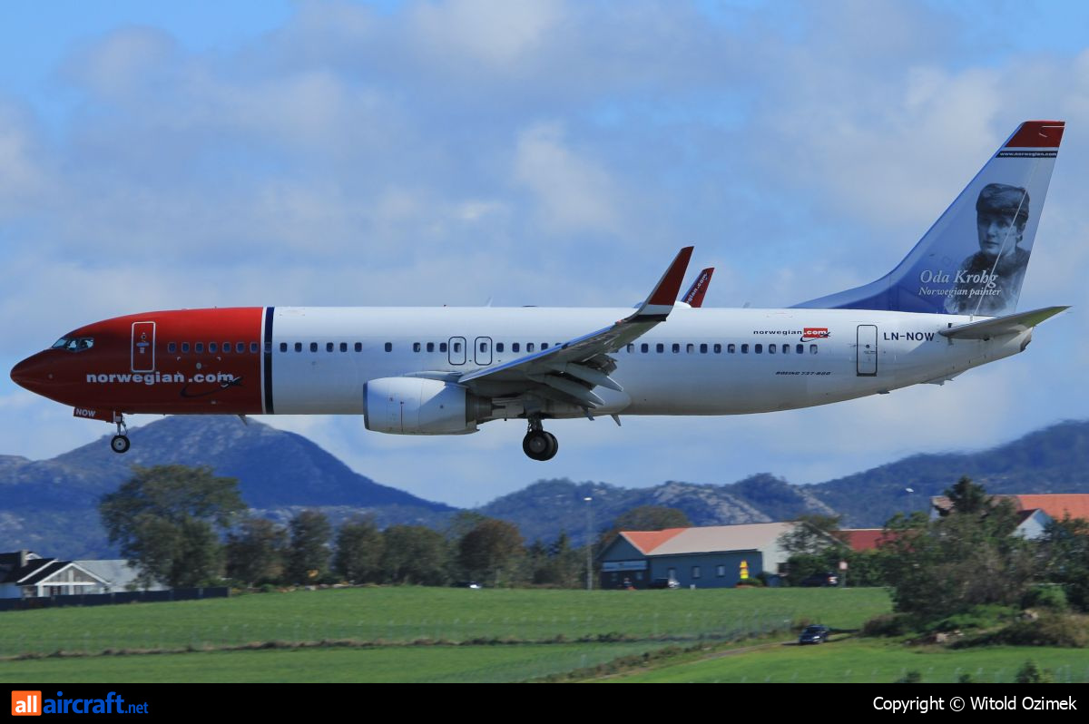 LN-NOW · Boeing 737-8JP(WL) · (SVG / ENZV)