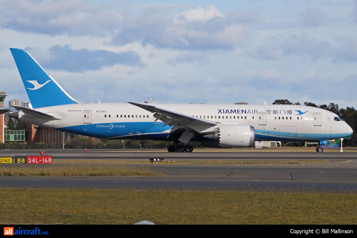 B-2763 · Boeing 787-8 Dreamliner · (SYD / YSSY)