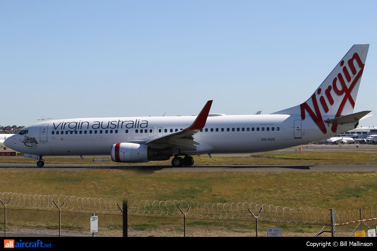 VH-VUQ · Boeing 737-8FE(WL) · (SYD / YSSY)