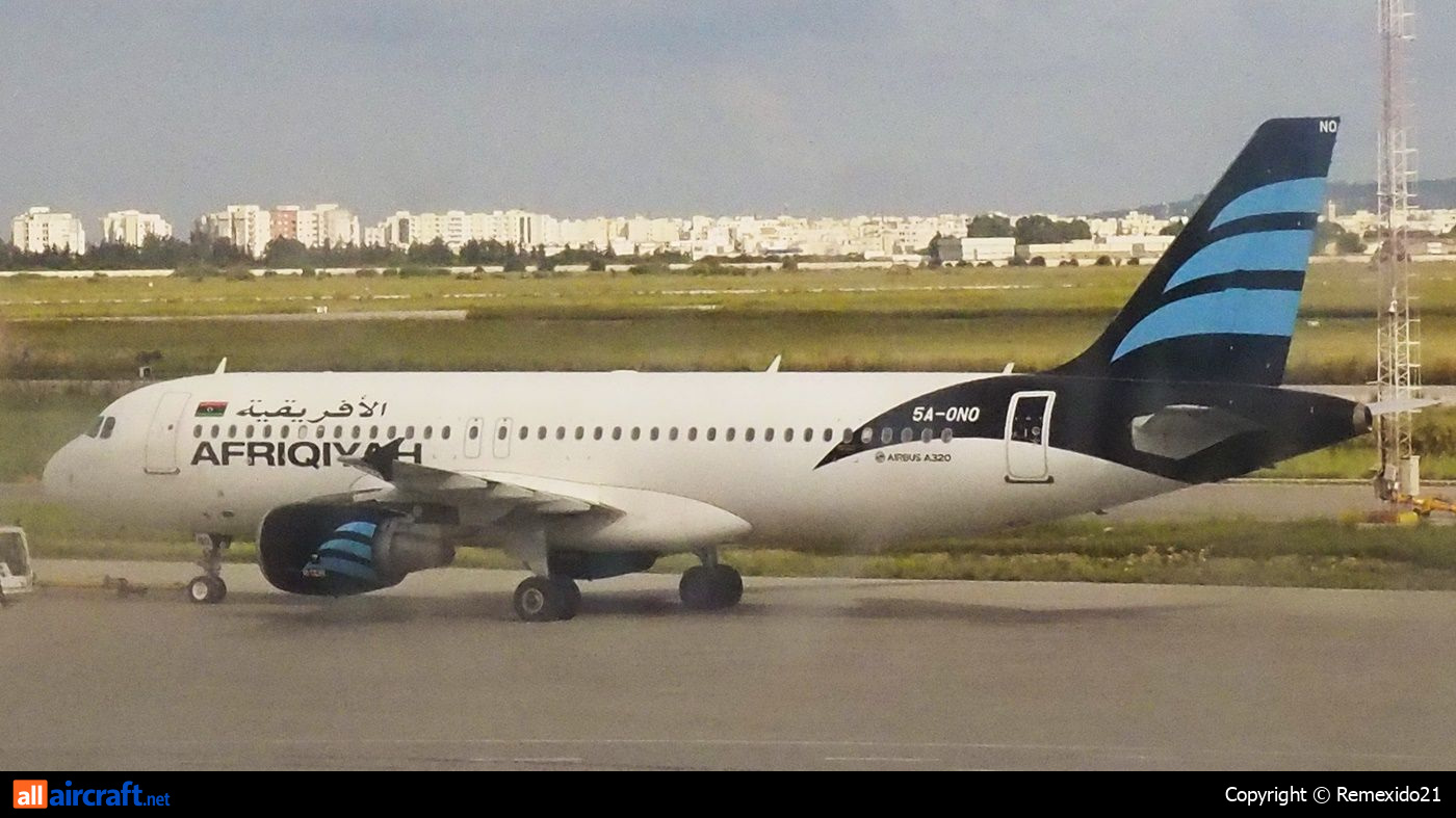 5A-ONO · Airbus A320-214 · (TUN / DTTA)