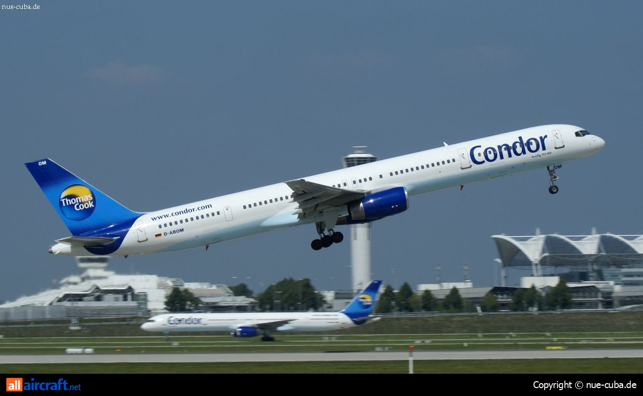 D-ABOM · Boeing 757-330 · (MUC / EDDM)
