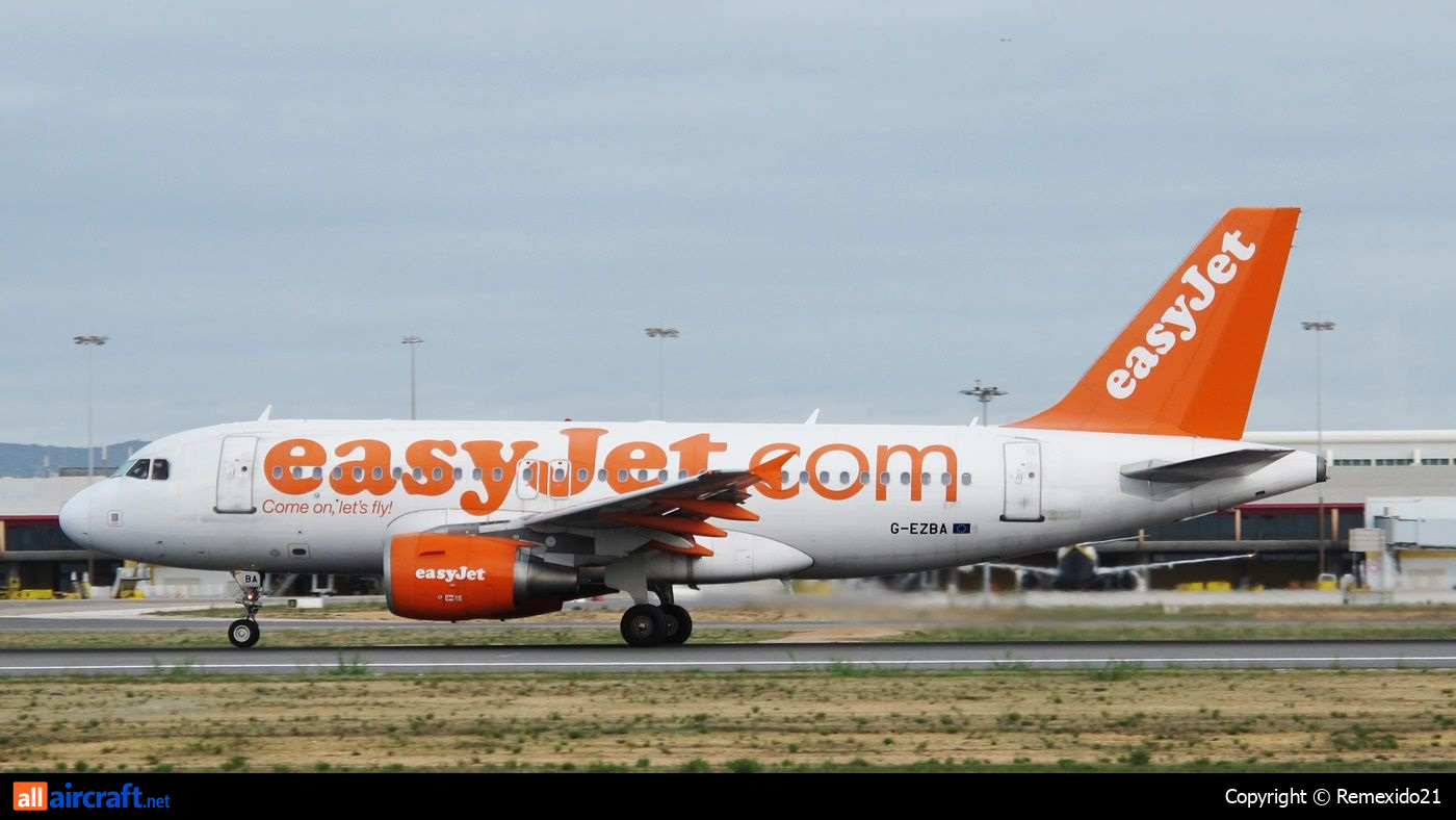 G-EZBA · Airbus A319-111 · (FAO / LPFR)