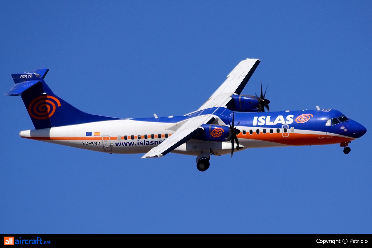 EC-KNO · ATR-72-500 · (LPA / GCLP)