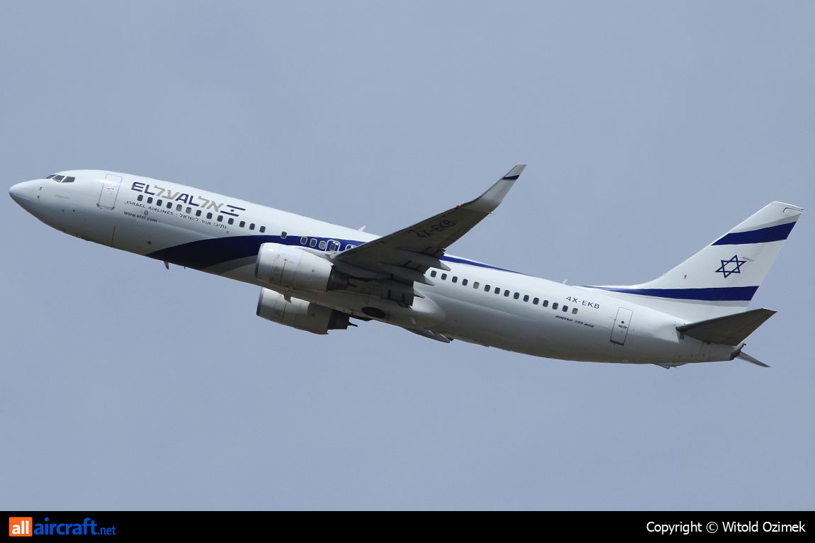 4X-EKB · Boeing 737-858(WL) · (FCO / LIRF)