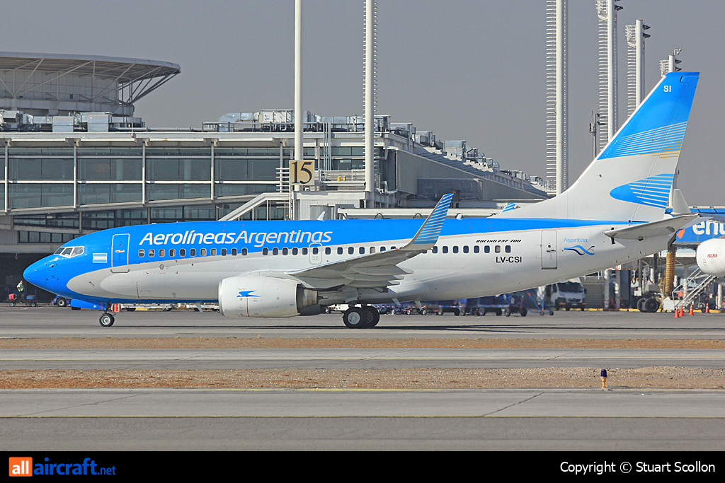 LV-CSI · Boeing 737-7Q8(WL) · (SCL / SCEL)