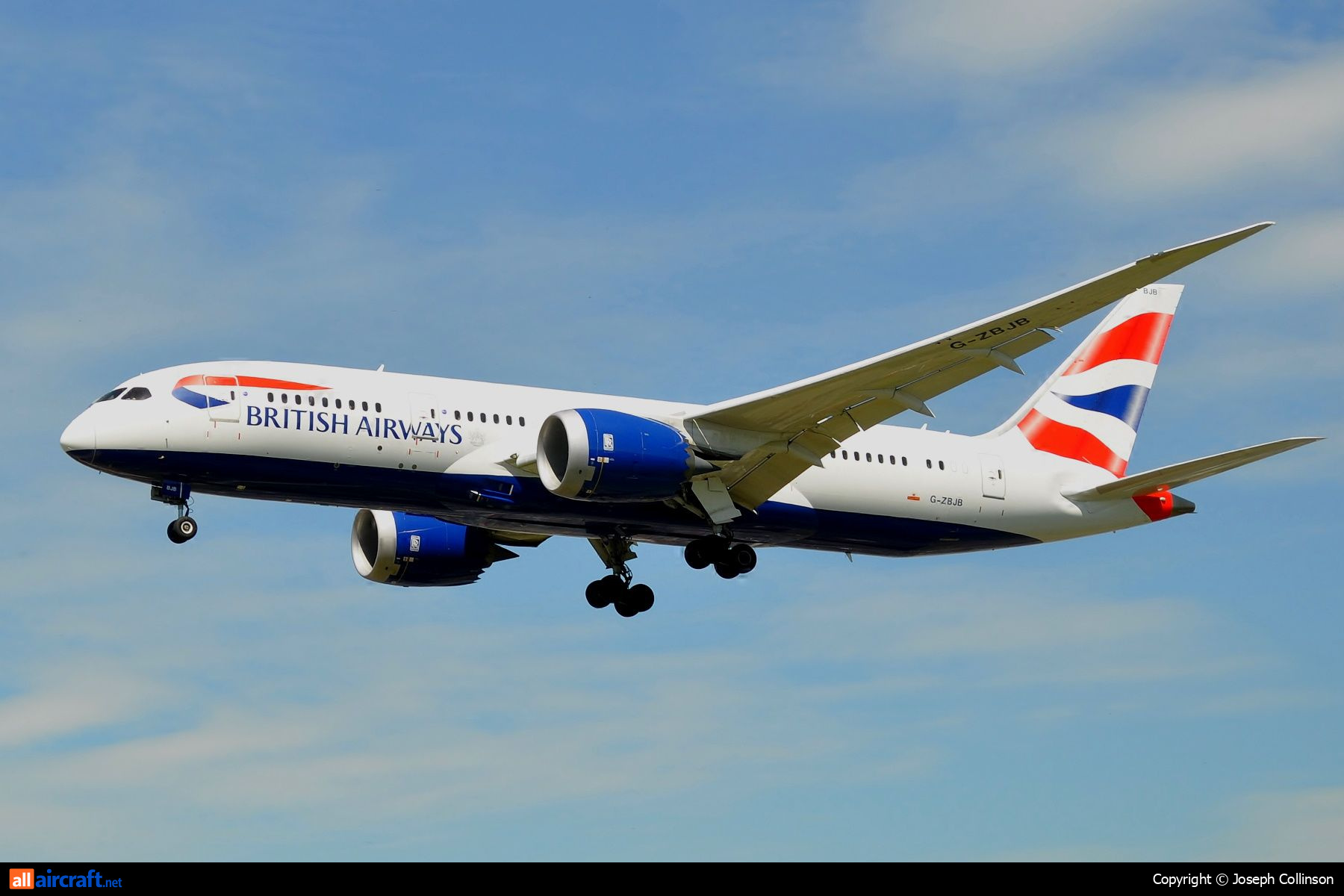 G-ZBJB · Boeing 787-8 Dreamliner · (LHR / EGLL)
