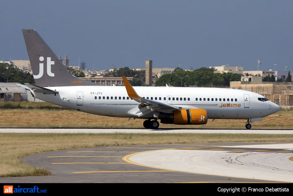 OY-JTV · Boeing 737-7L9(WL) · (MLA / LMML)