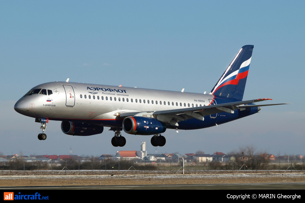 RA-89004 · Sukhoi Superjet 100-95B · (OTP / LROP)