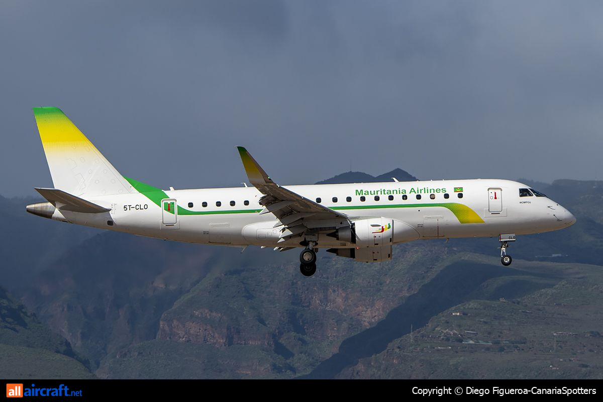 5T-CLO · Embraer 170-200LR · (LPA / GCLP)