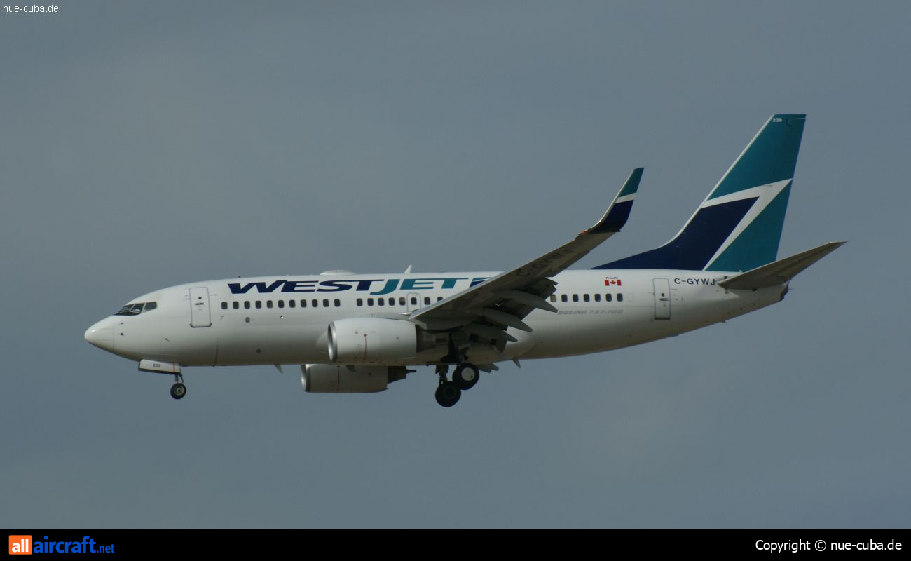 C-GYWJ · Boeing 737-7CT(WL) · (YYC / CYYC)