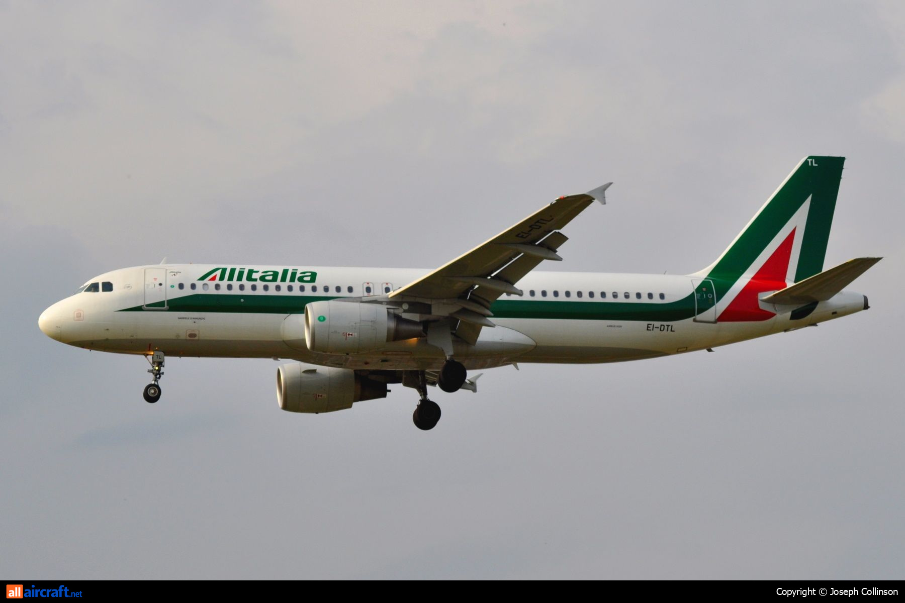 EI-DTL · Airbus A320-216 · (LHR / EGLL)