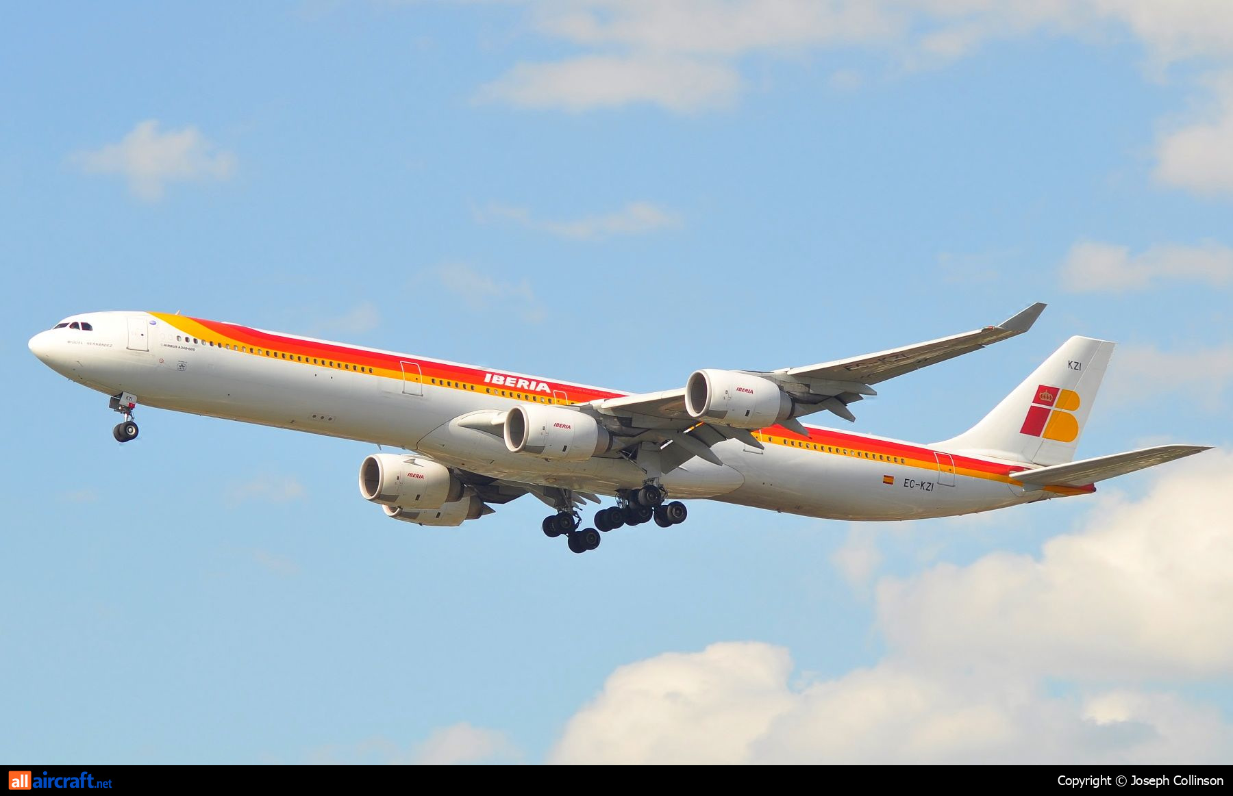 EC-KZI · Airbus A340-642 · (LHR / EGLL)