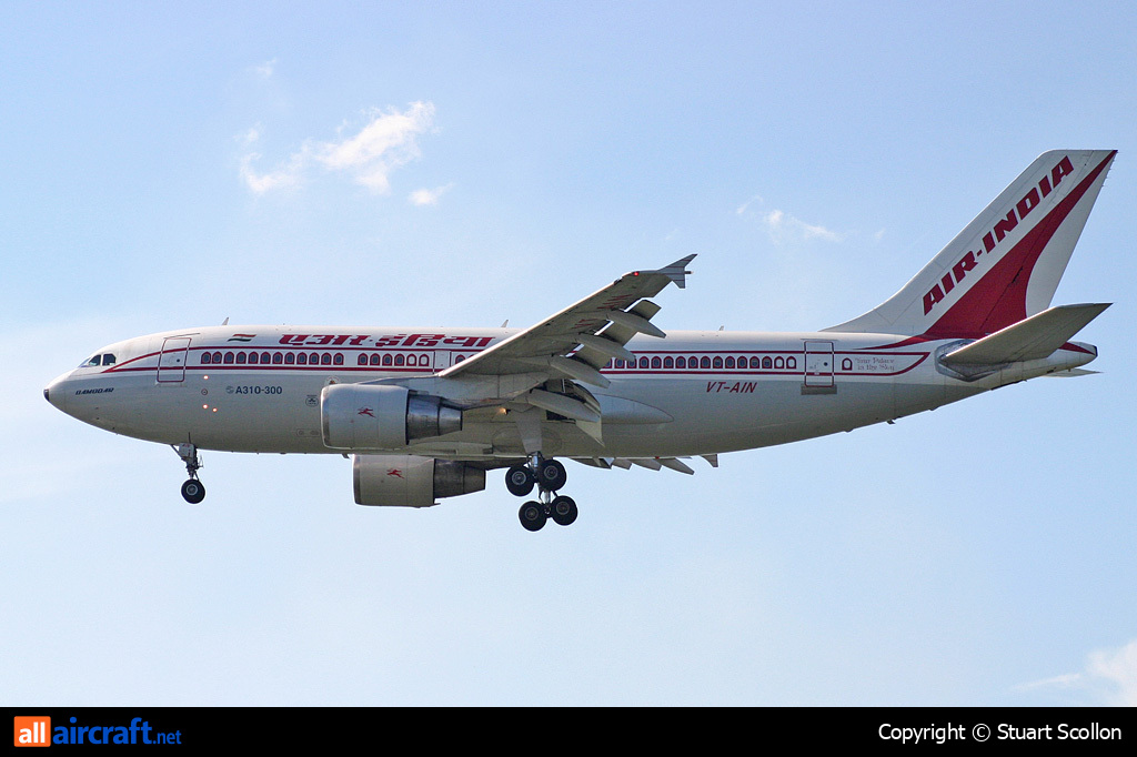 VT-AIN · Airbus A310-324 · (HKG / VHHH)
