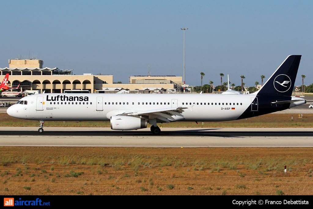 D-AISP · Airbus A321-231 · (MLA / LMML)