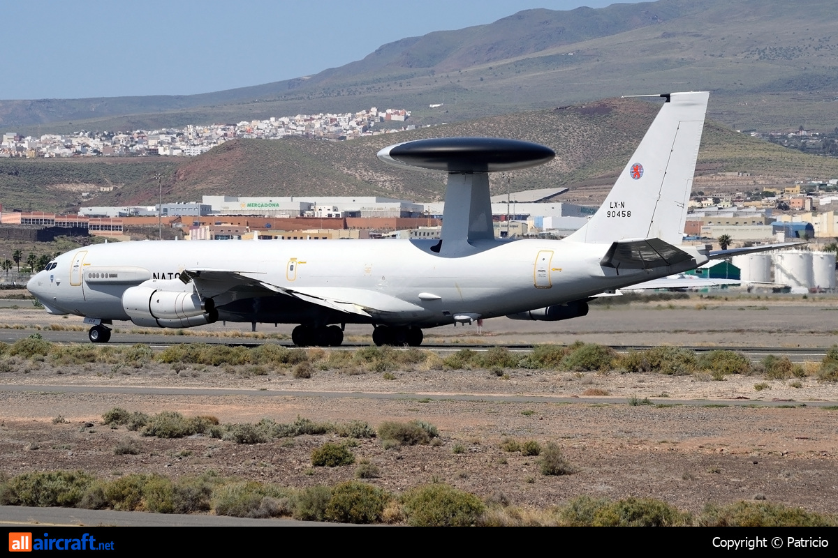LX-N90458 · Boeing E-3A Sentry · (LPA / GCLP)
