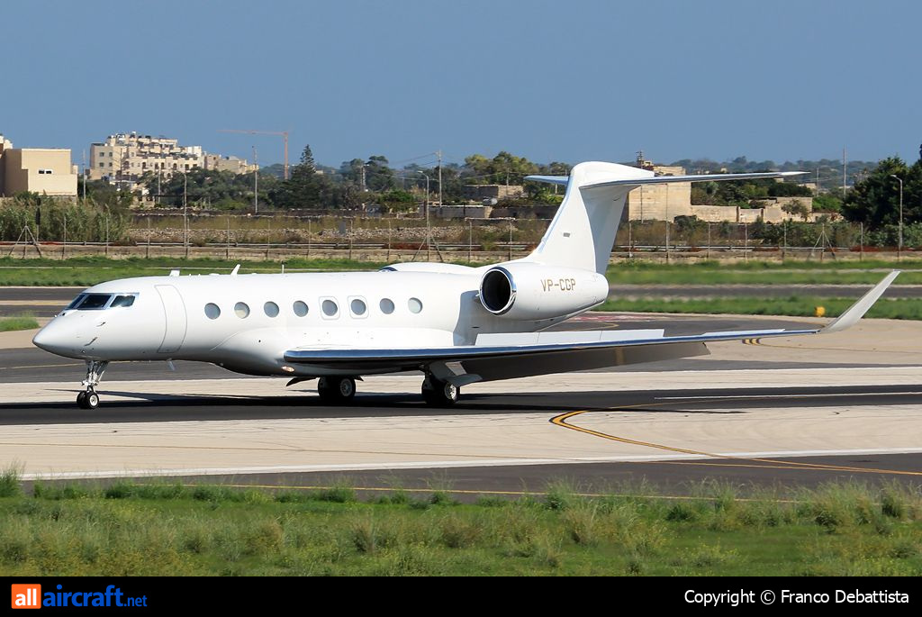 VP-CGP · Gulfstream G650ER · (MLA / LMML)