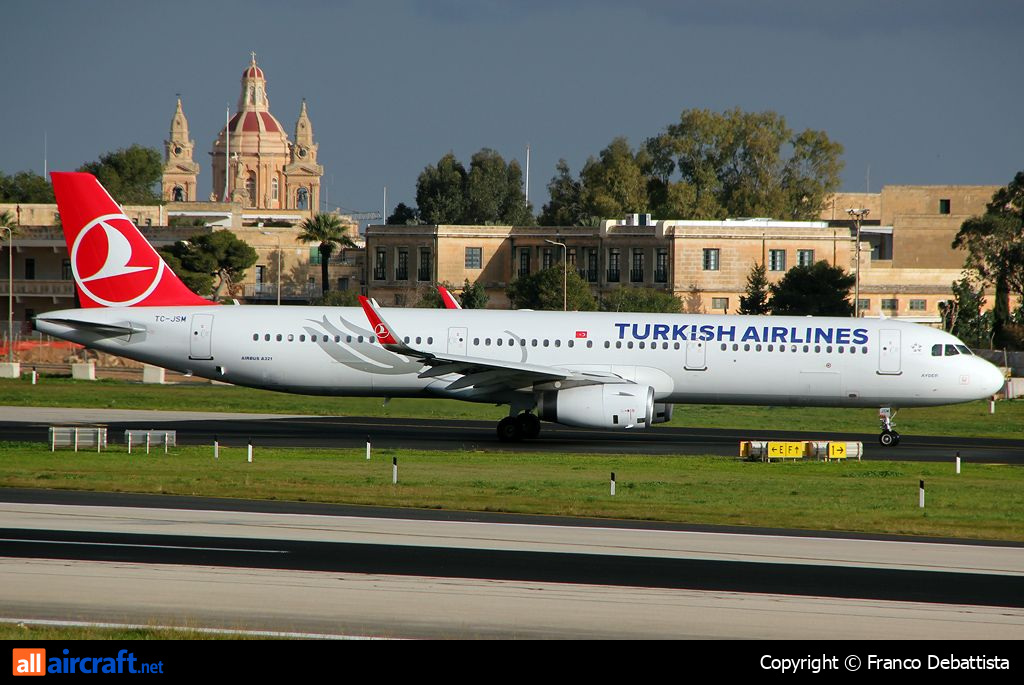 TC-JSM · Airbus A321-231(WL) · (MLA / LMML)