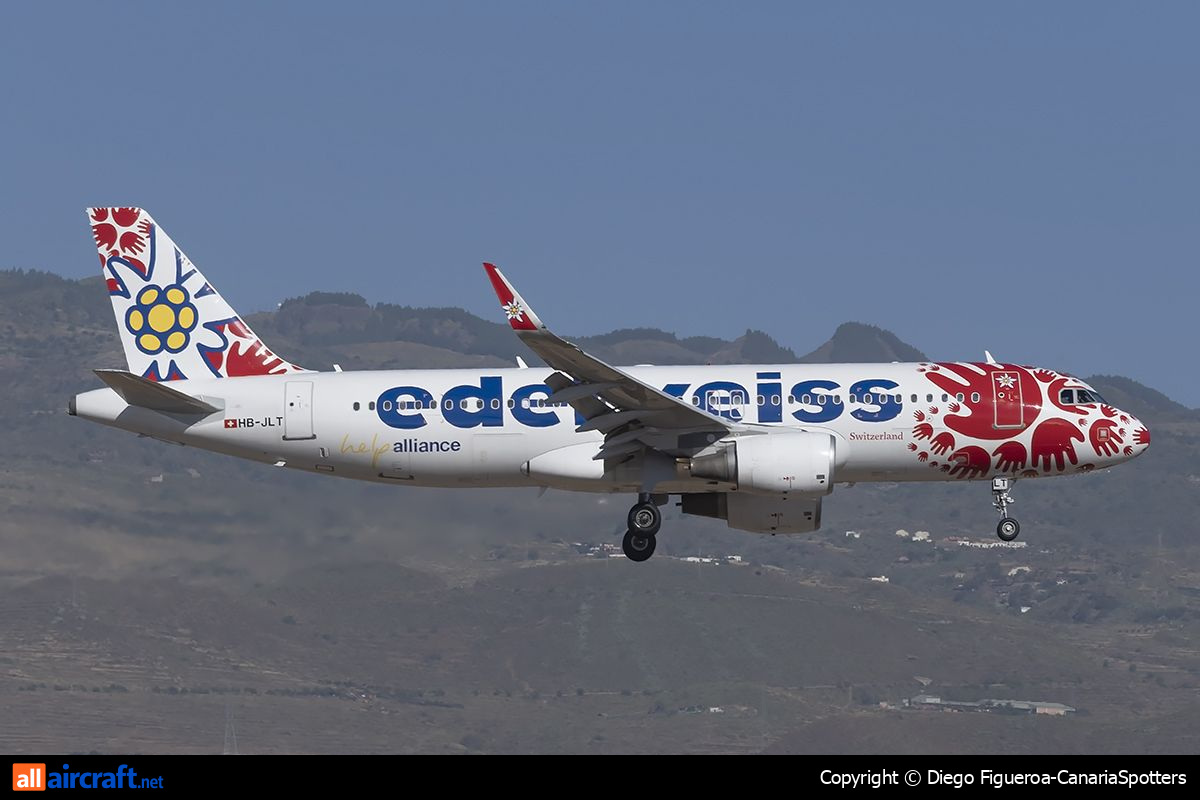 HB-JLT · Airbus A320-214(WL) · (LPA / GCLP)