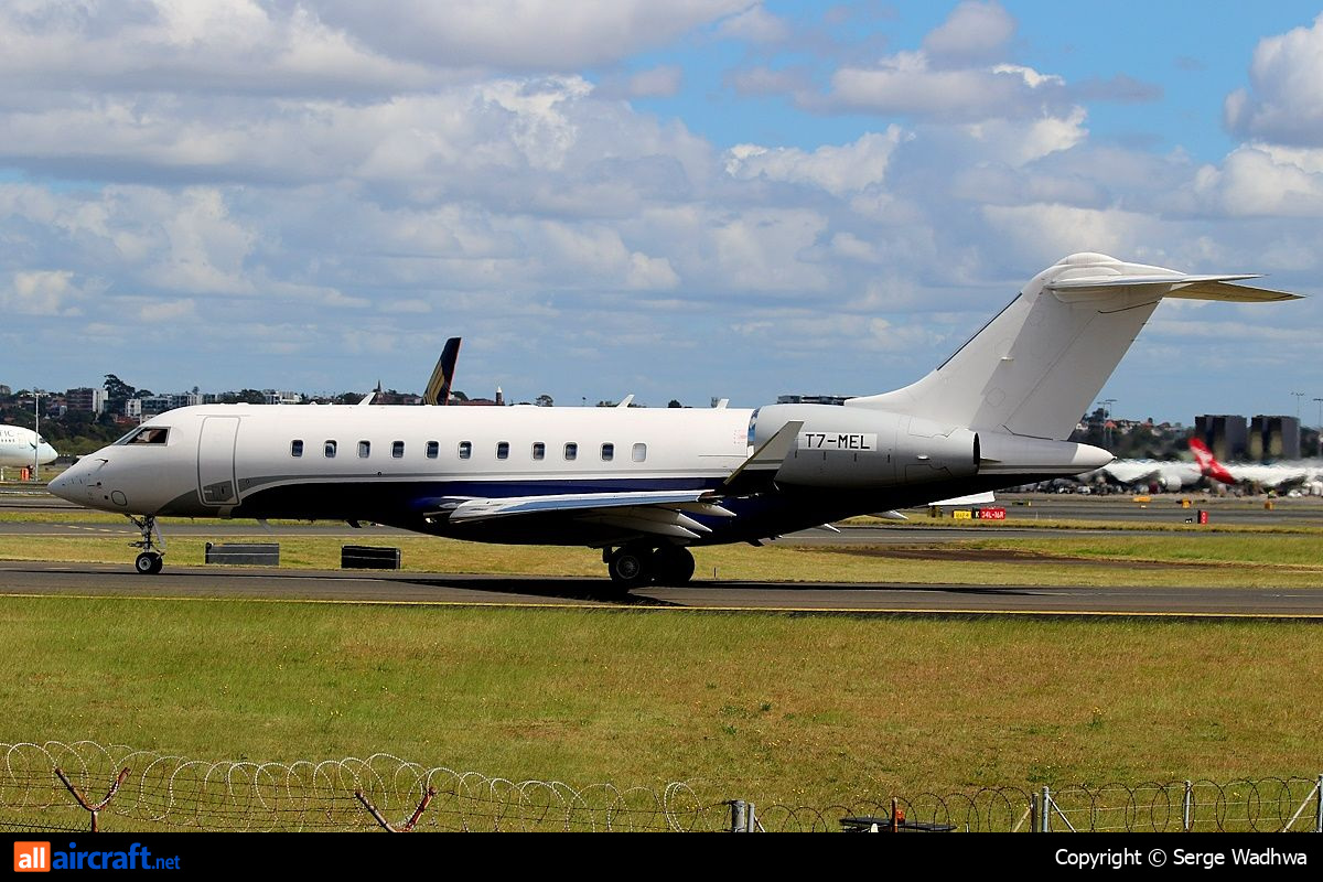 T7-MEL · Bombardier BD-700-1A11 Global 5000 · (SYD / YSSY)