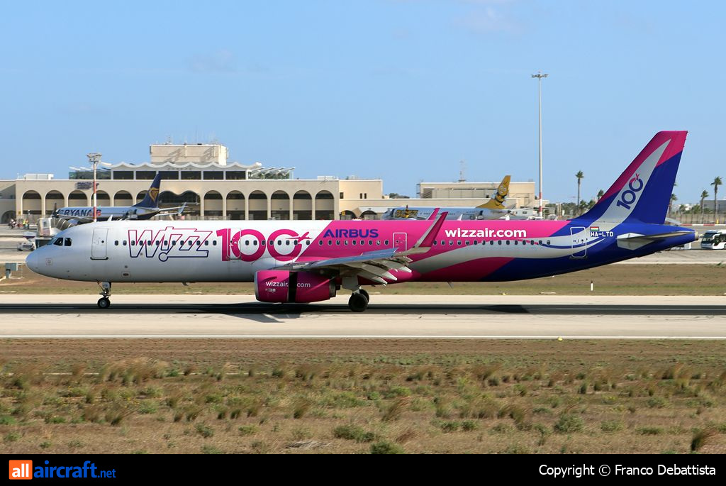 HA-LTD · Airbus A321-231(WL) · (MLA / LMML)