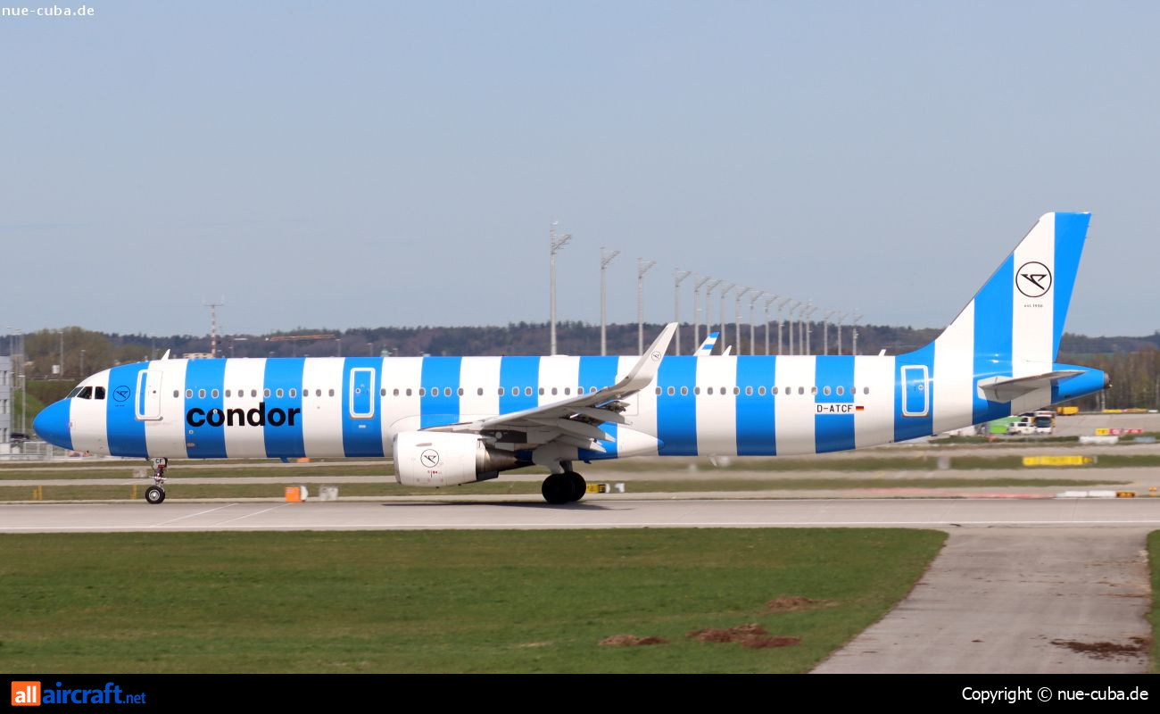 D-ATCF · Airbus A321-211(WL) · (MUC / EDDM)