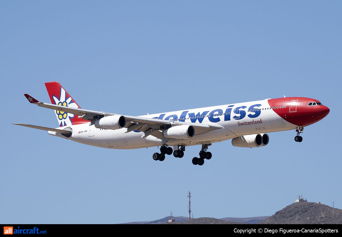 HB-JME · Airbus A340-313 · (LPA / GCLP)