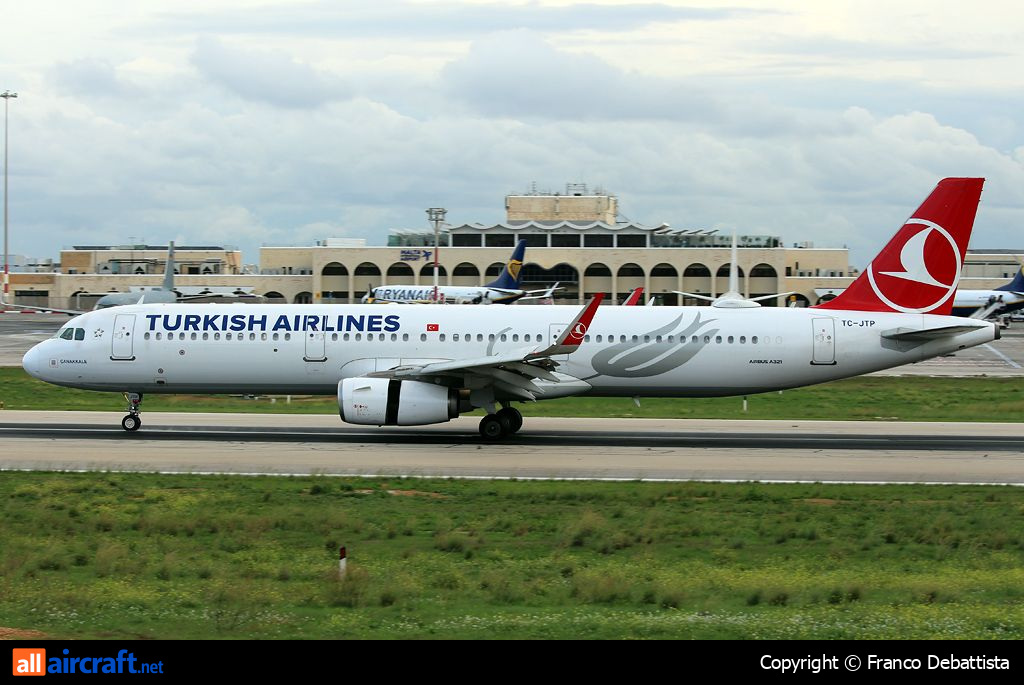 TC-JTP · Airbus A321-231(WL) · (MLA / LMML)