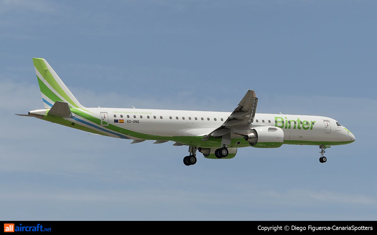EC-ONG · Embraer E195-E2 · (LPA / GCLP)
