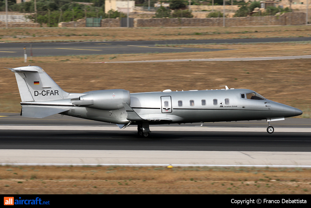 D-CFAR · Learjet 60XR · MLA / LMML