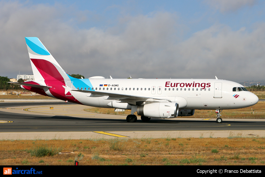 D-AGWG · Airbus A319-132 · MLA / LMML