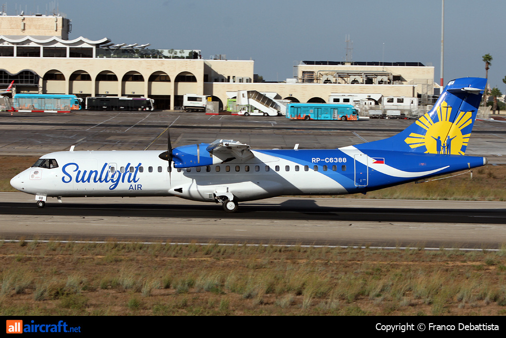 RP-C6388 · ATR 72-600 · MLA / LMML