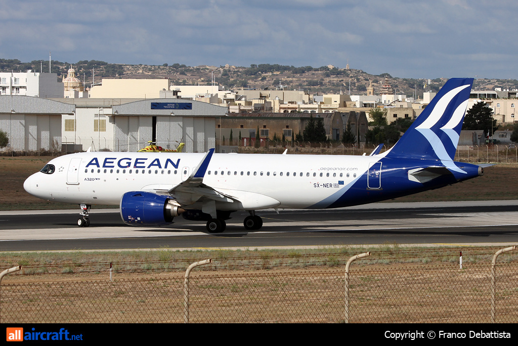 SX-NER · Airbus A320-271N · MLA / LMML