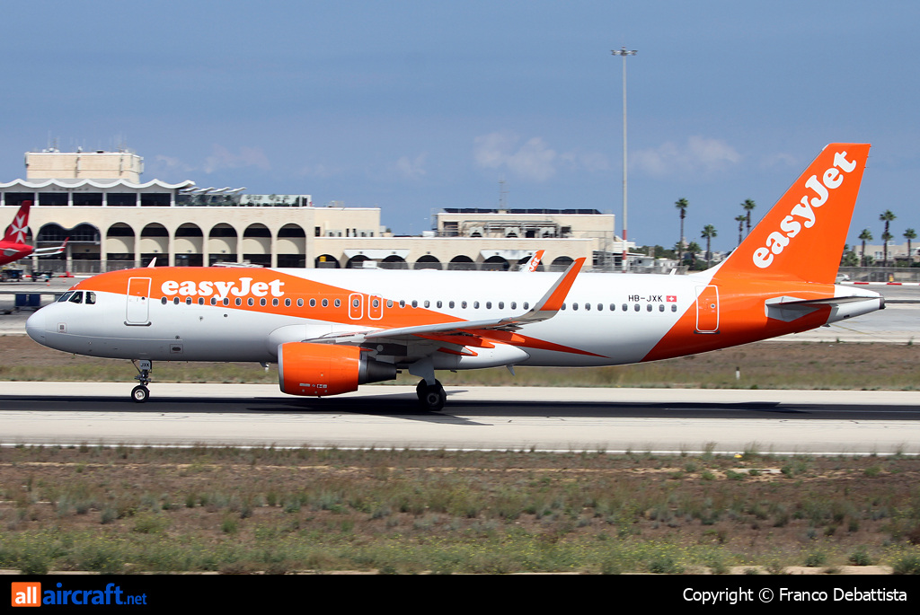 HB-JXK · Airbus A320-214(WL) · MLA / LMML
