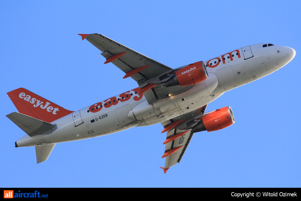 G-EZEB · Airbus A319-111 · (FCO / LIRF)