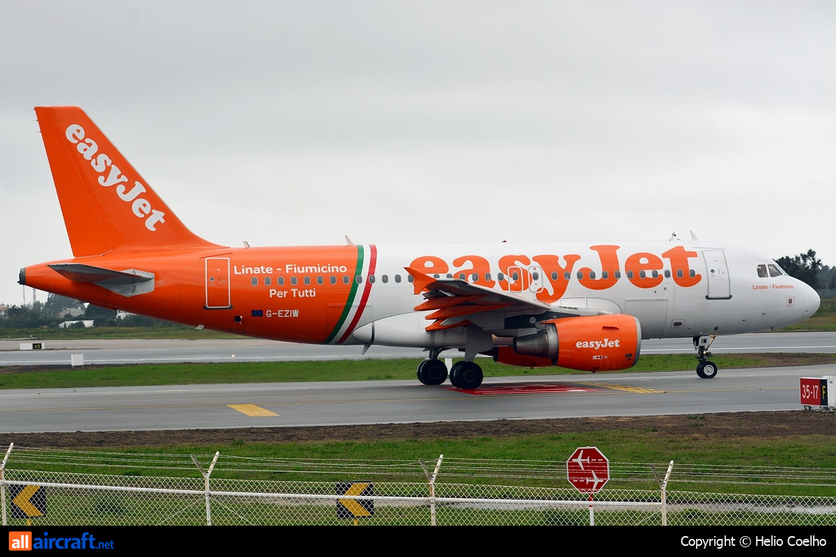 G-EZIW · Airbus A319-111 · (OPO / LPPR)
